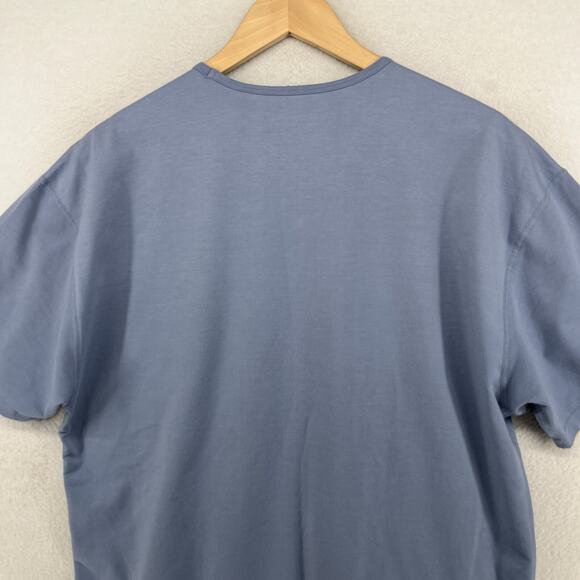 BYLT Shirt Mens XL Drop Cut Signature Premium Basics Short Sleeve S/S Atlantic - Picture 10 of 14